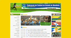 Desktop Screenshot of futeboldonorte.com.br